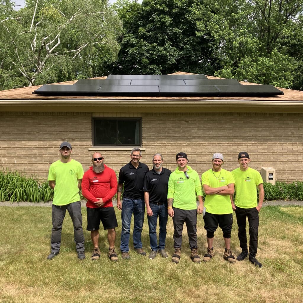 The Schoenherr Solar Installation Crew Rochester Hills, MI