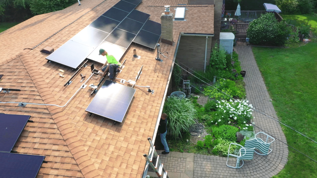 Schoenherr Solar Project: Chuck and Jan Residence