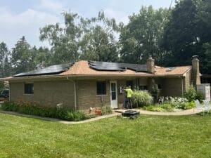 Solar Panels Backyard