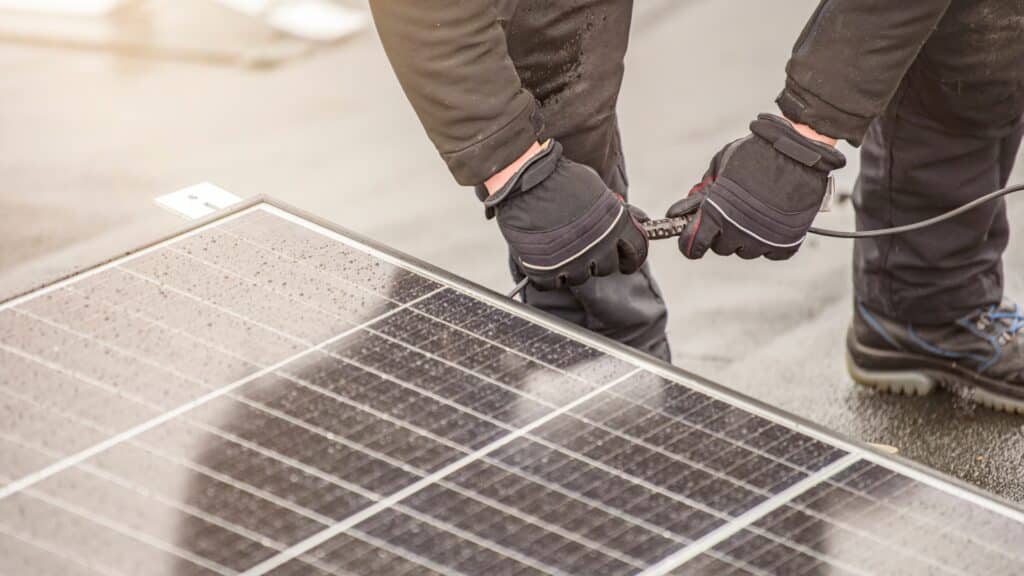 Commercial Solar Energy Commercial Roof Install Schoenherr
