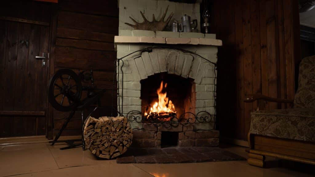 Fireplace biomass energy